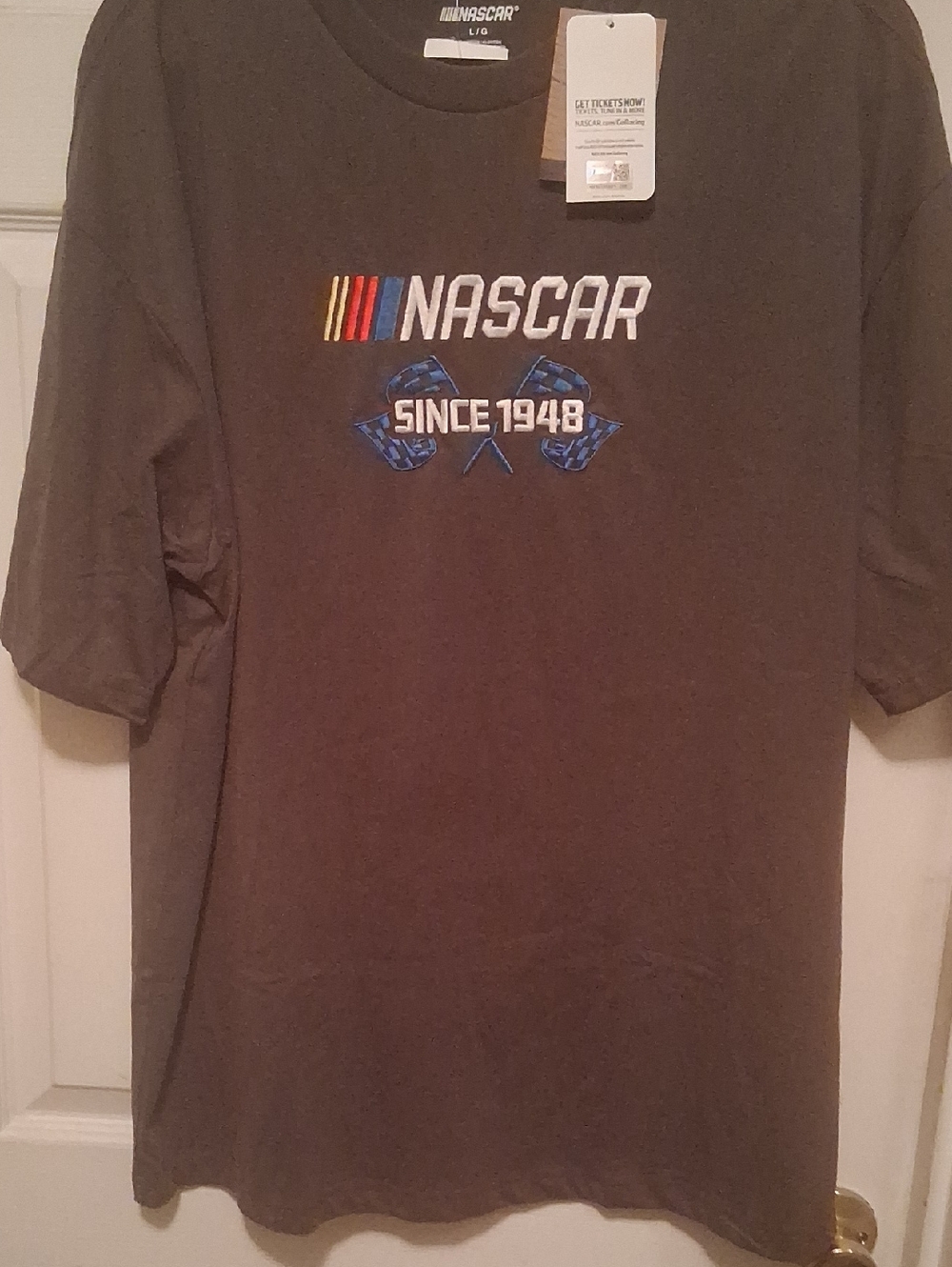 NASCAR Men's Brown 'Since 1948' Graphic T-Shirt L